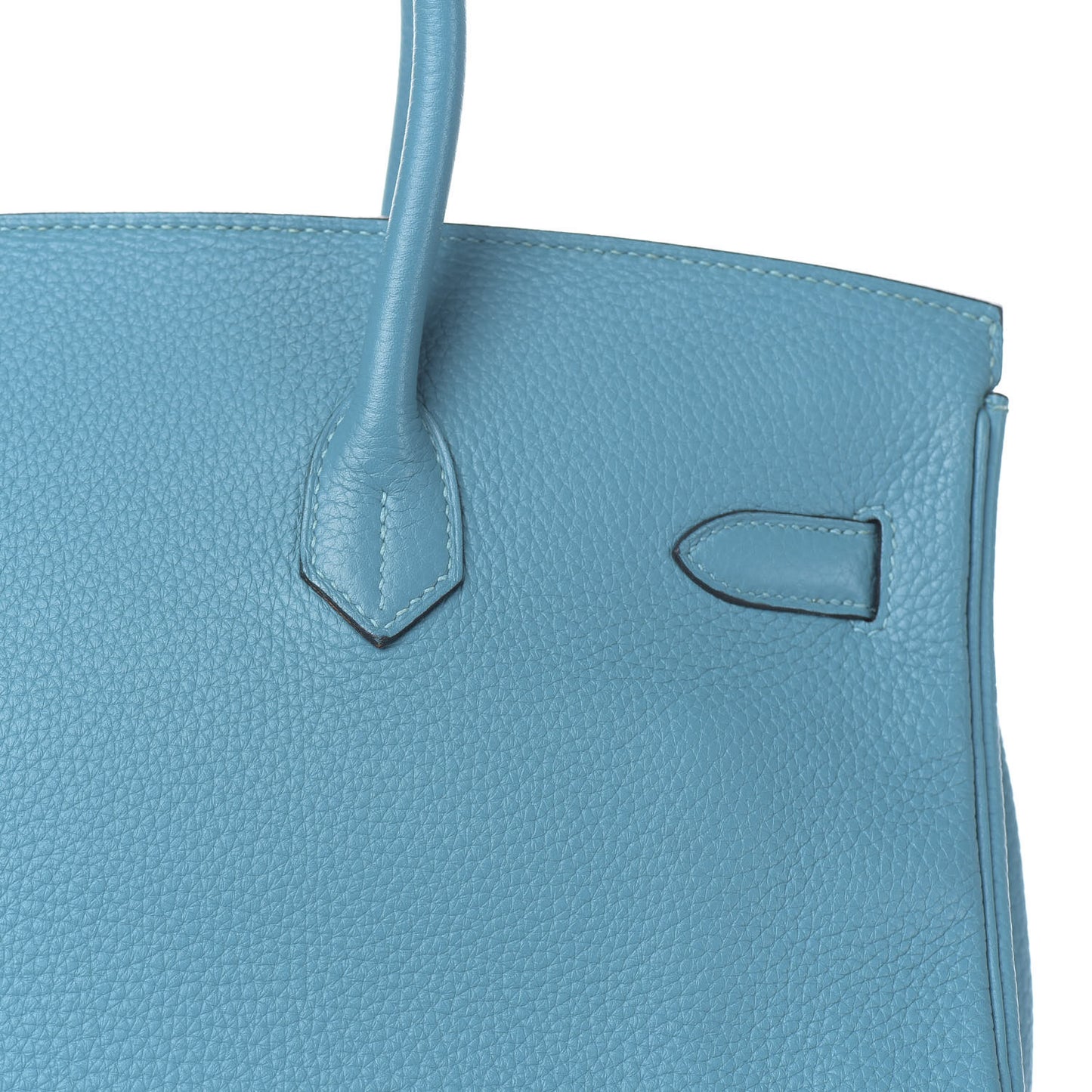 Taurillon Clemence Birkin 35 Turquoise