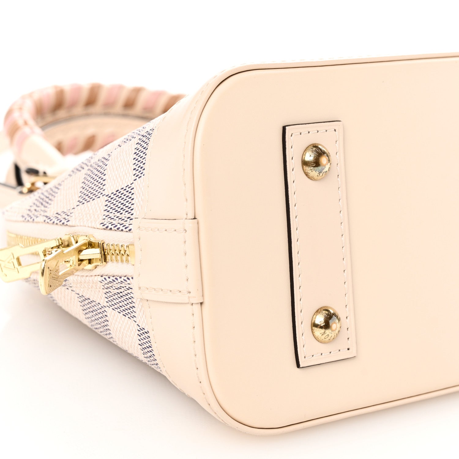 Louis Vuitton Damier Azur Braided Alma BB 8 of 10