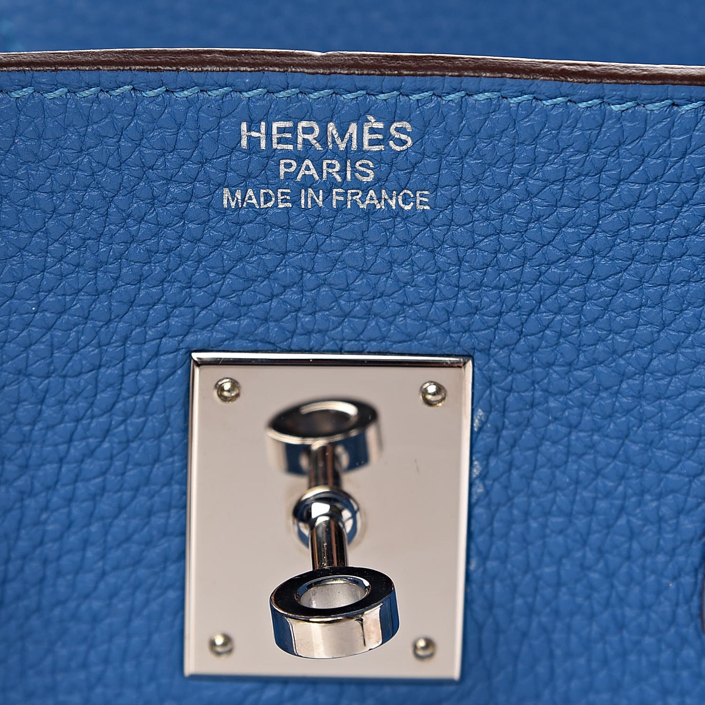 Togo Birkin 35 Bleu France