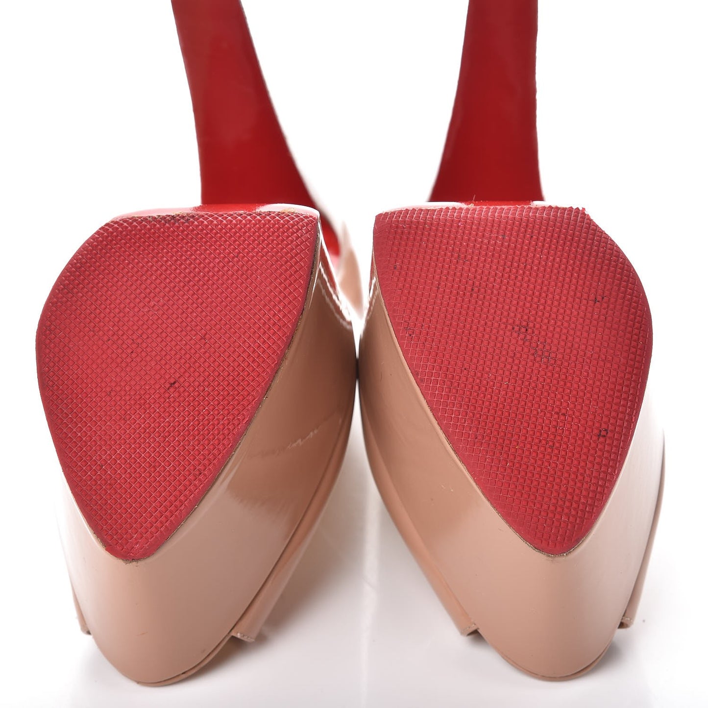 Patent Fetish Peep 150 Platform Pumps 38 Nude