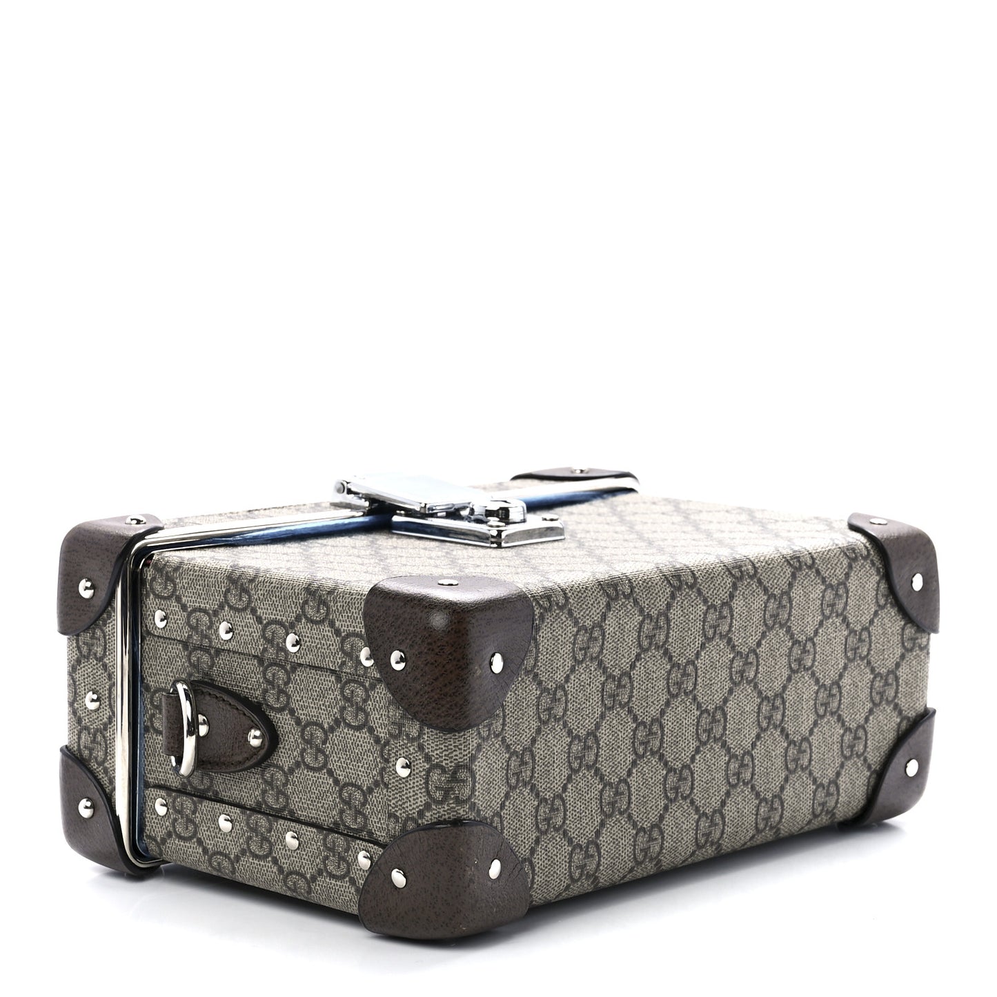 GG Supreme Monogram Globe-Trotter Beauty Case Brown
