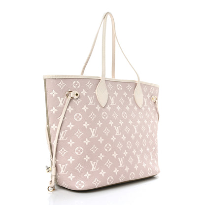 Louis Vuitton Empreinte Monogram Spring In The City Neverfull MM Kaki Beige Cream 5 of 10