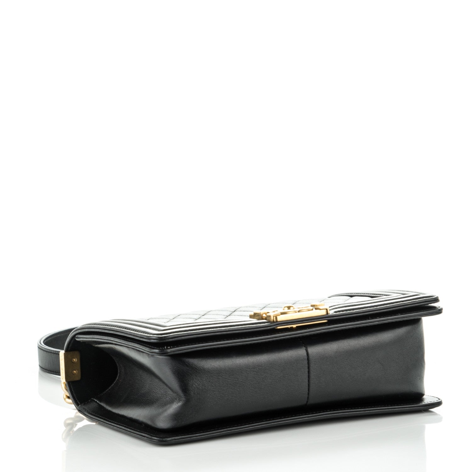 Chanel Calfskin Quilted Medium Boy Flap Black 4 of 8