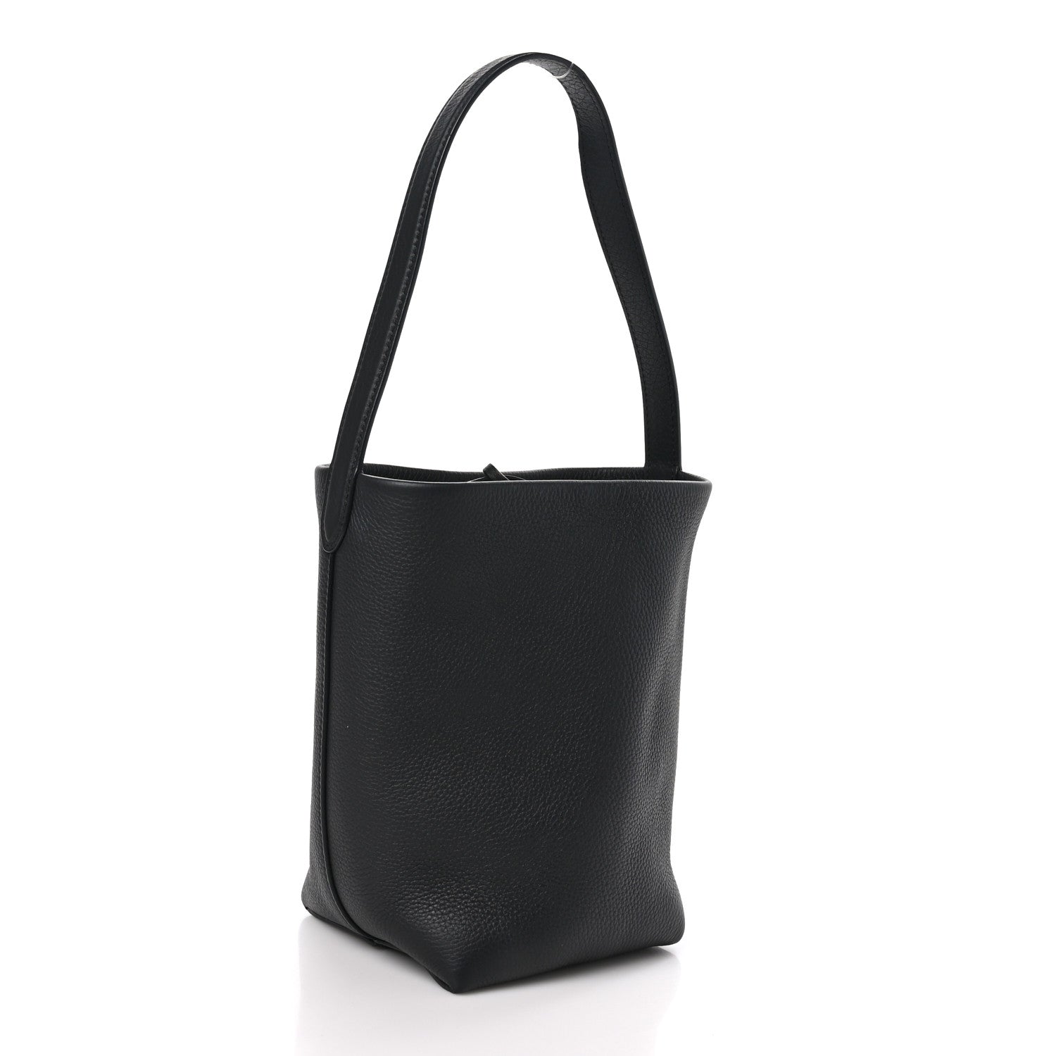 The Row Grained Calfskin Small N/S Park Tote Black 3 of 9