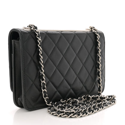 Chanel Lambskin Quilted Trendy CC Wallet On Chain WOC Black 3 of 14