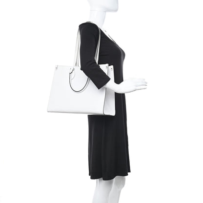 Louis Vuitton Epi Onthego MM White 2 of 13
