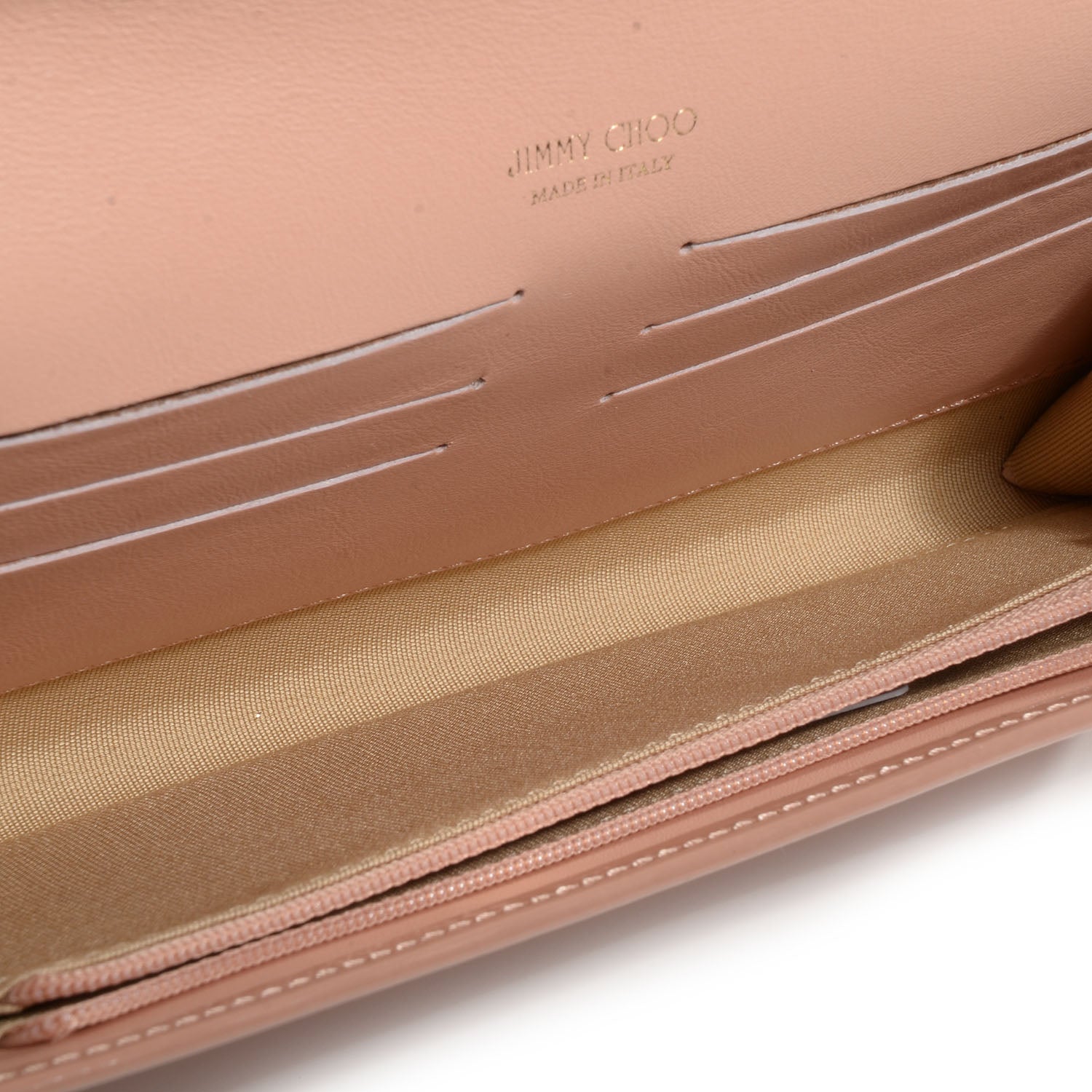 Jimmy Choo Patent Riane Clutch Blush 5 of 7