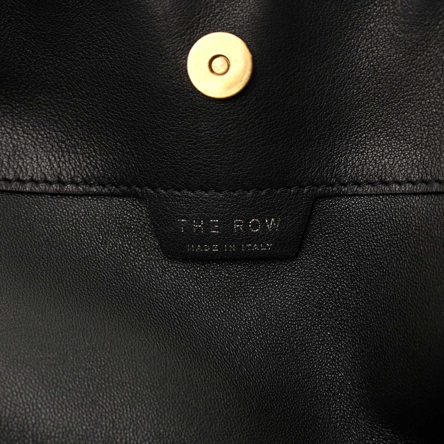 The Row Polished Saddle Calfskin Alexia Bag Black 7 of 11