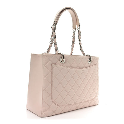 Chanel Caviar Quilted Grand Shopping Tote GST Rose Clair 3 of 11