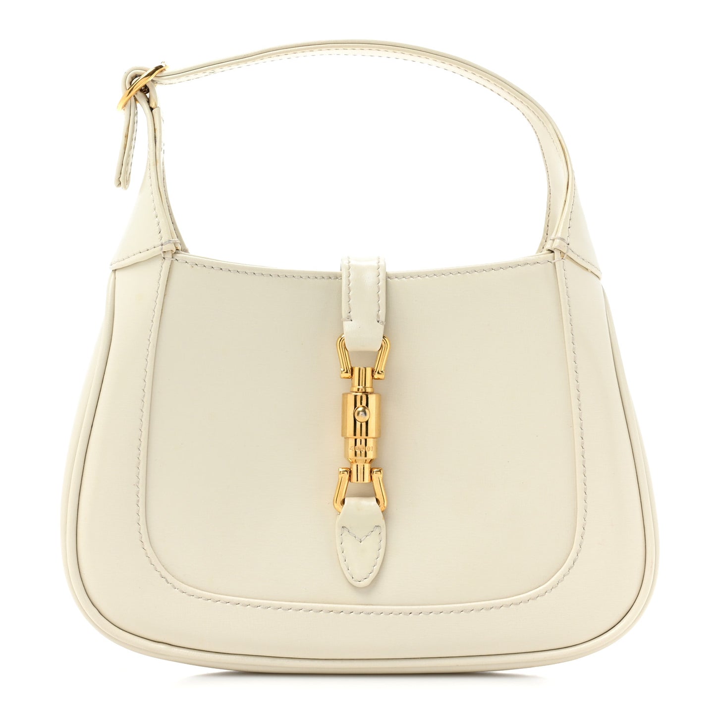 Boarded Dyana Lux Calfskin Mini Jackie 1961 Hobo Mystic White