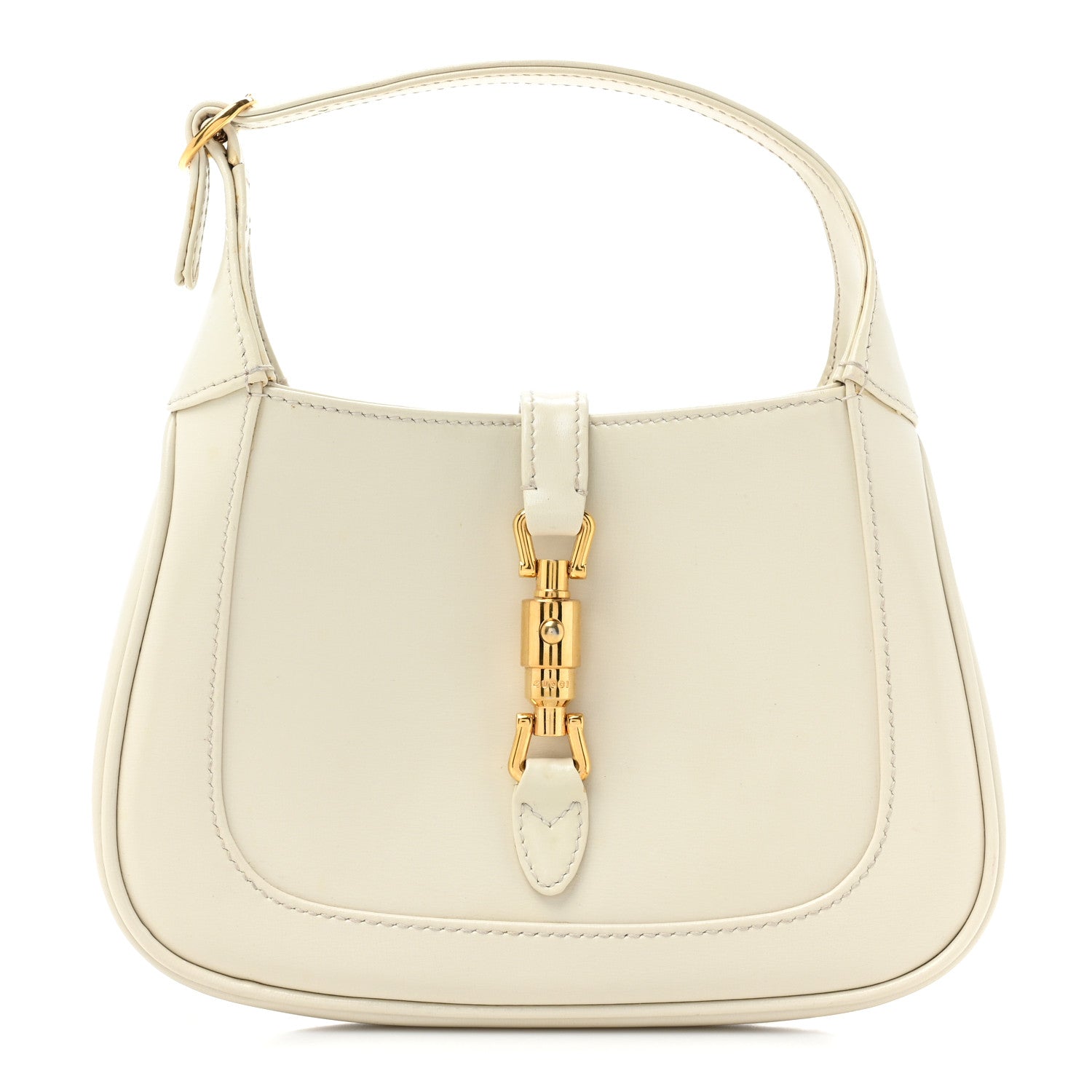 Gucci Boarded Dyana Lux Calfskin Mini Jackie 1961 Hobo Mystic White 1 of 11