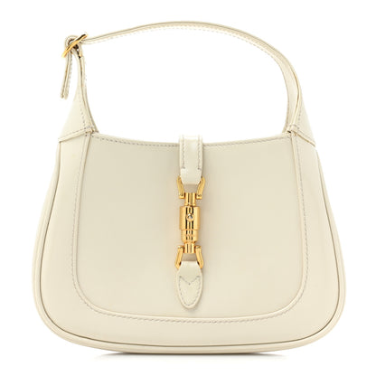 Gucci Boarded Dyana Lux Calfskin Mini Jackie 1961 Hobo Mystic White 1 of 11