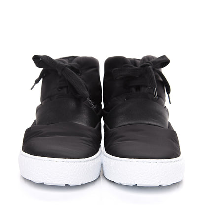 Chanel Nylon High Top Sneakers 36 Black 2 of 8