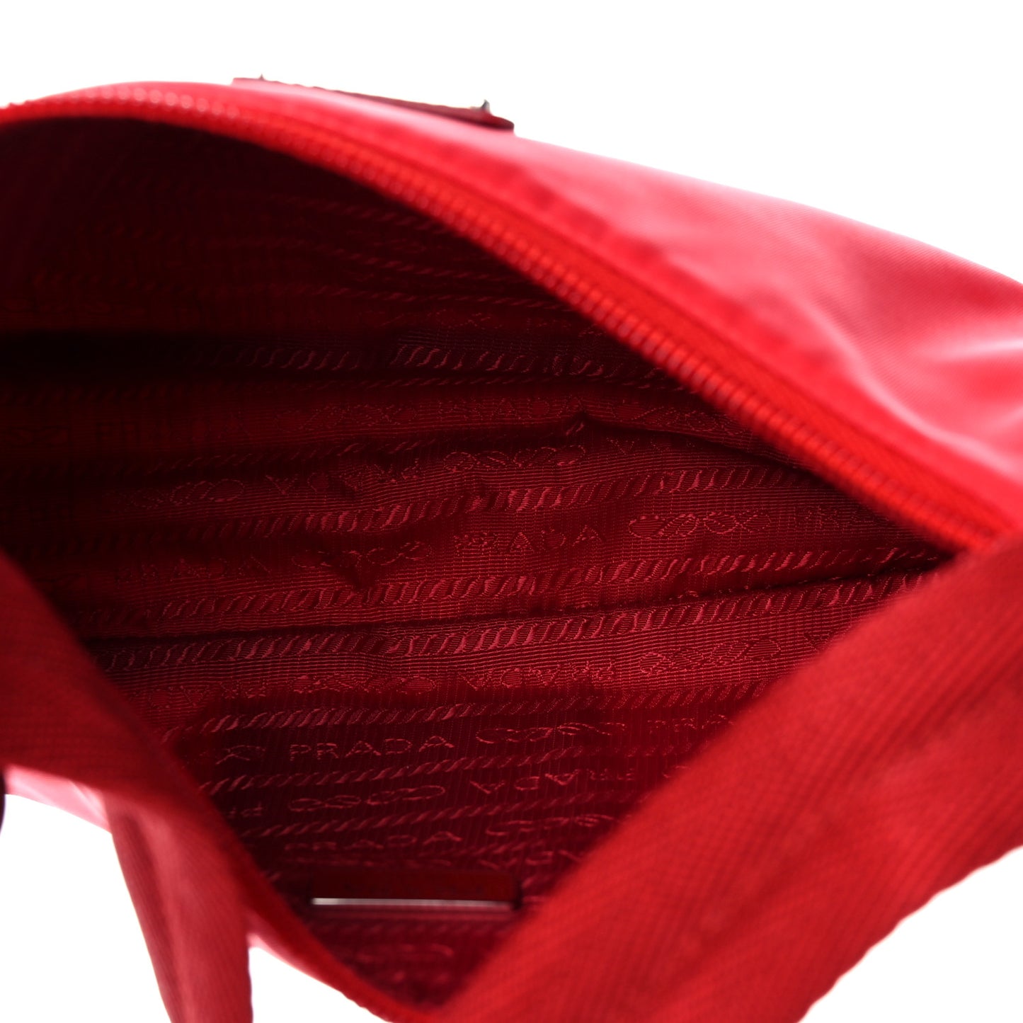Tessuto Nylon Mini Re-Edition 2000 Bag Rosso