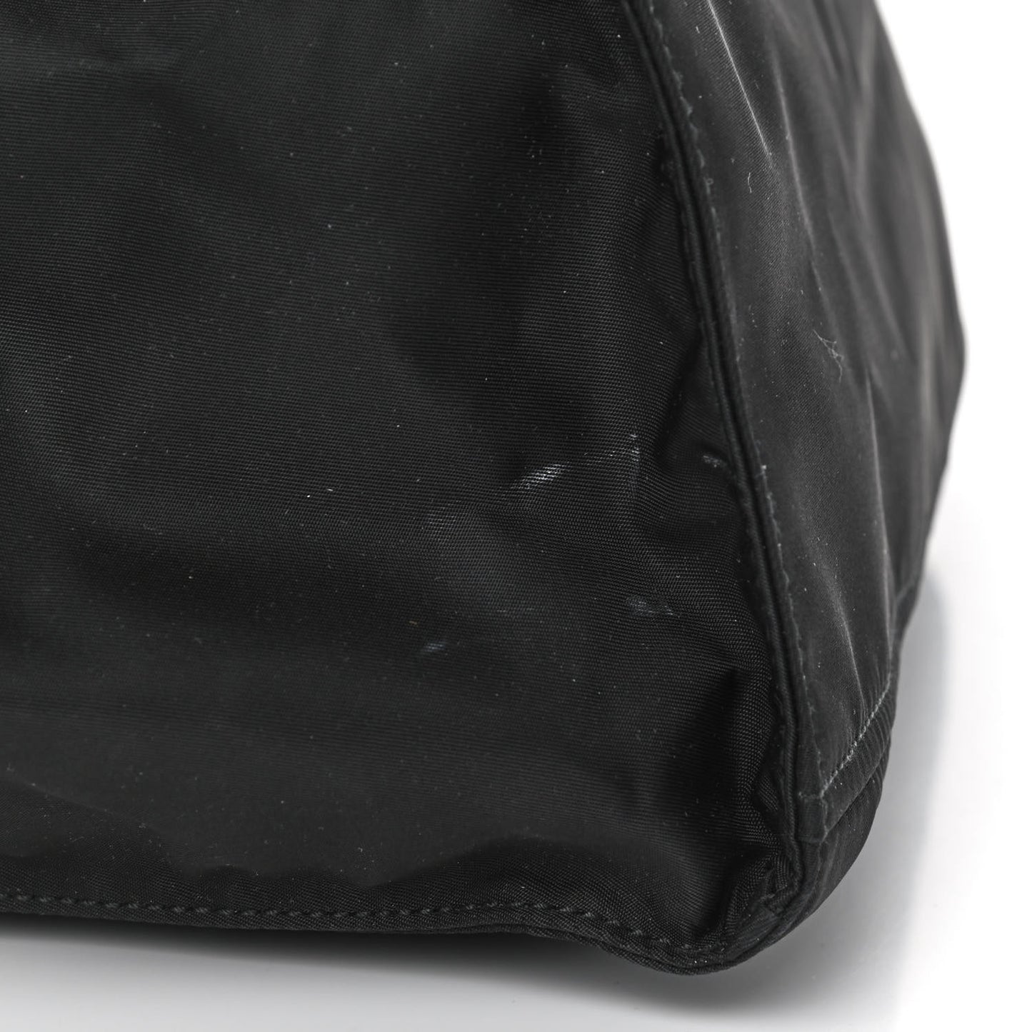 Nylon New Vela Studded Tote Black Fuoco