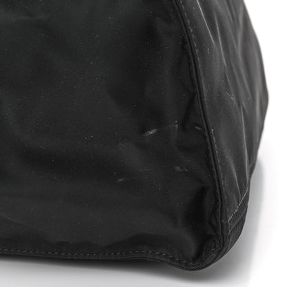 Prada Nylon New Vela Studded Tote Black Fuoco 5 of 6
