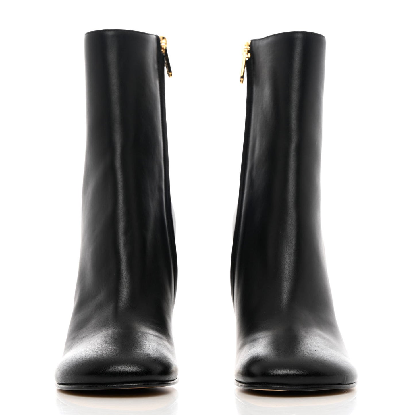 Nappa Fendi First 95mm Booties 37 Black