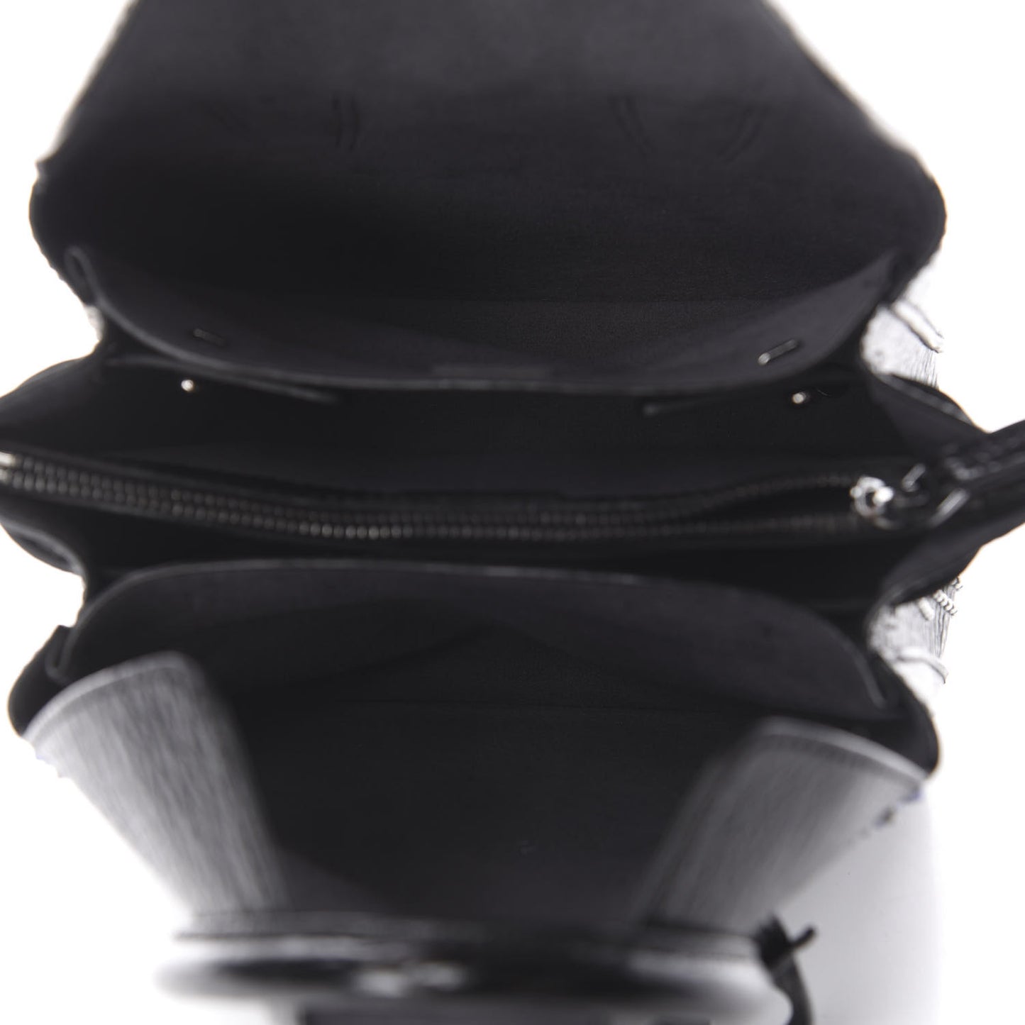 Calfskin Studded Cyber Studs Mini Milla Tote Black