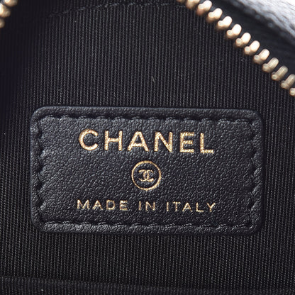 Chanel Caviar Quilted Round Filigree Crossbody Black 6 of 8