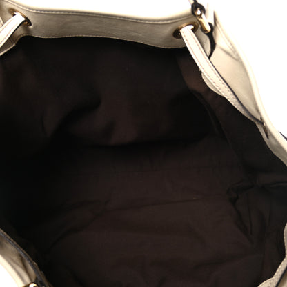 Gucci Calfskin Peggy Braided Tote Off White 4 of 6