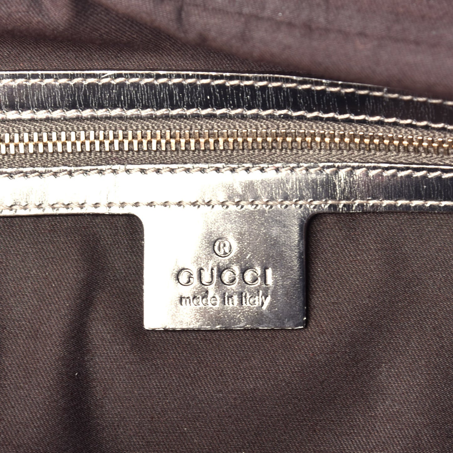Monogram Large Pop Bamboo Top Handle Tote Pewter