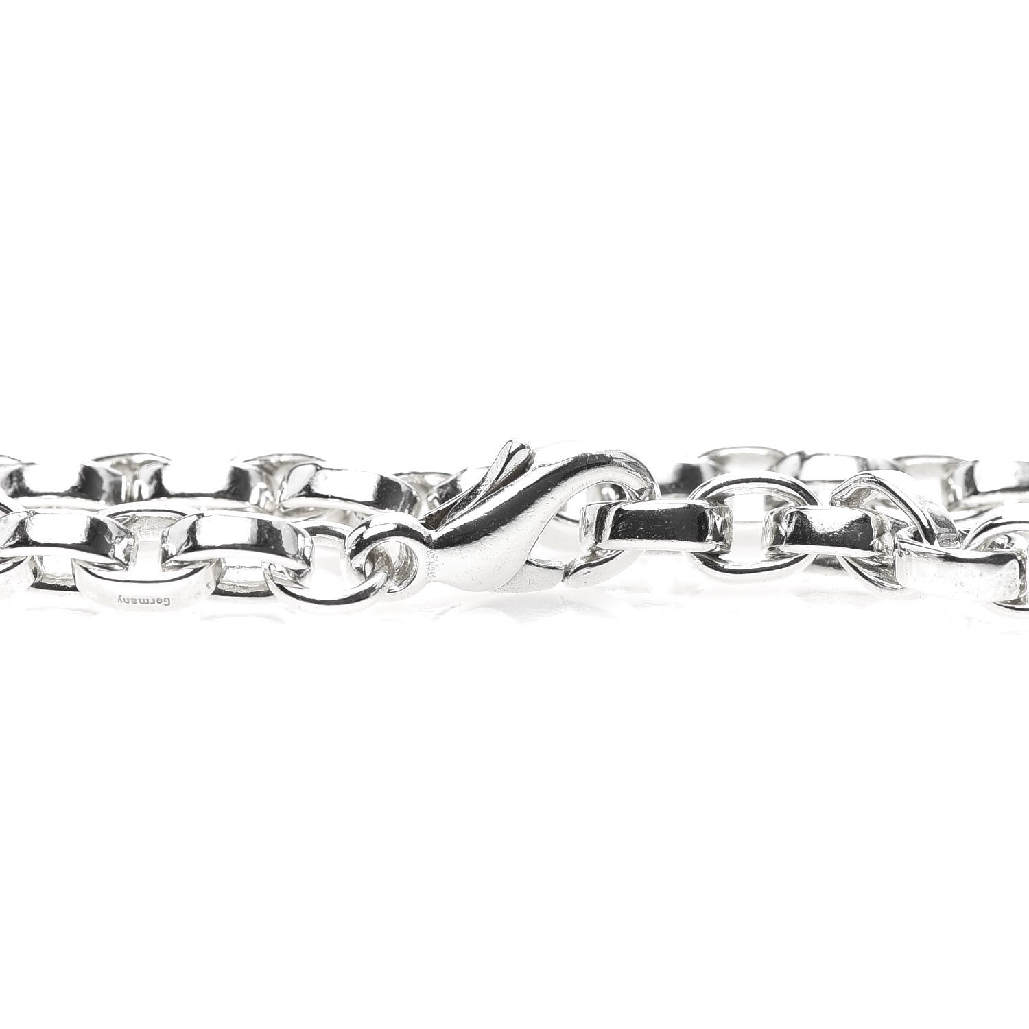 Tiffany Sterling Silver Round Chain Link Bracelet 5 of 8