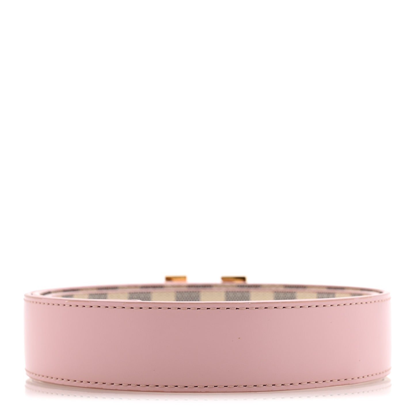 Damier Azur 30mm LV Initiales Reversible Belt 85 34 Pink