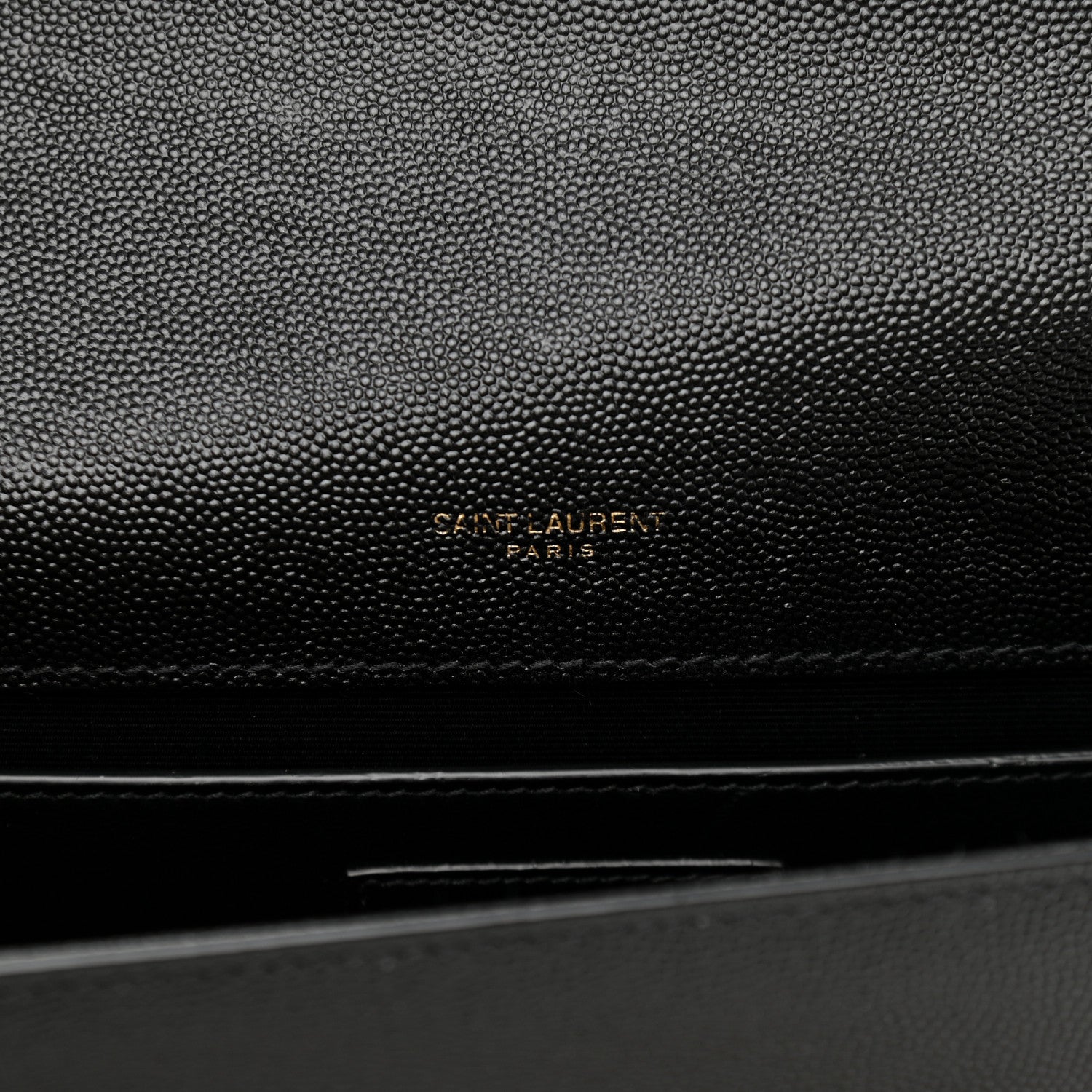 Saint Laurent Grain De Poudre Medium Classic Monogram Kate Satchel Black 6 of 11