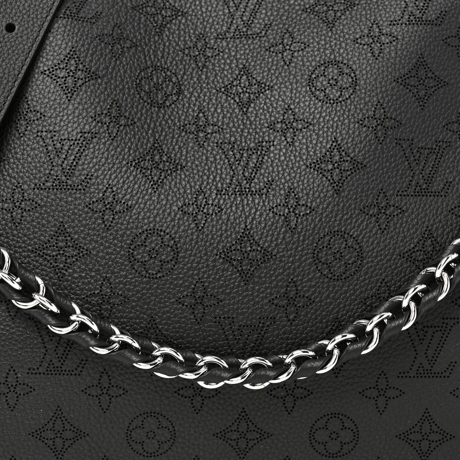 Louis Vuitton Mahina Braided Hand It All MM Black 9 of 10