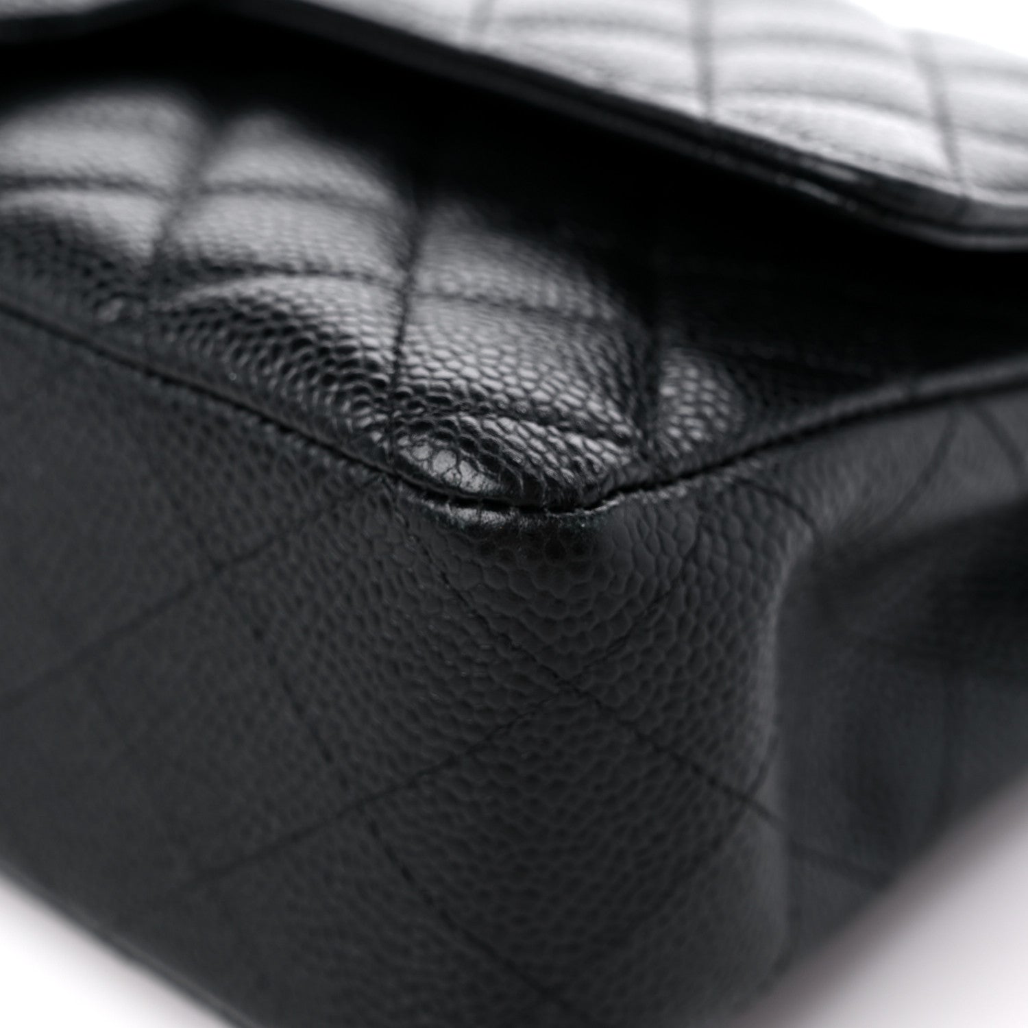 Chanel Caviar Quilted Medium Double Flap Black 9 of 13