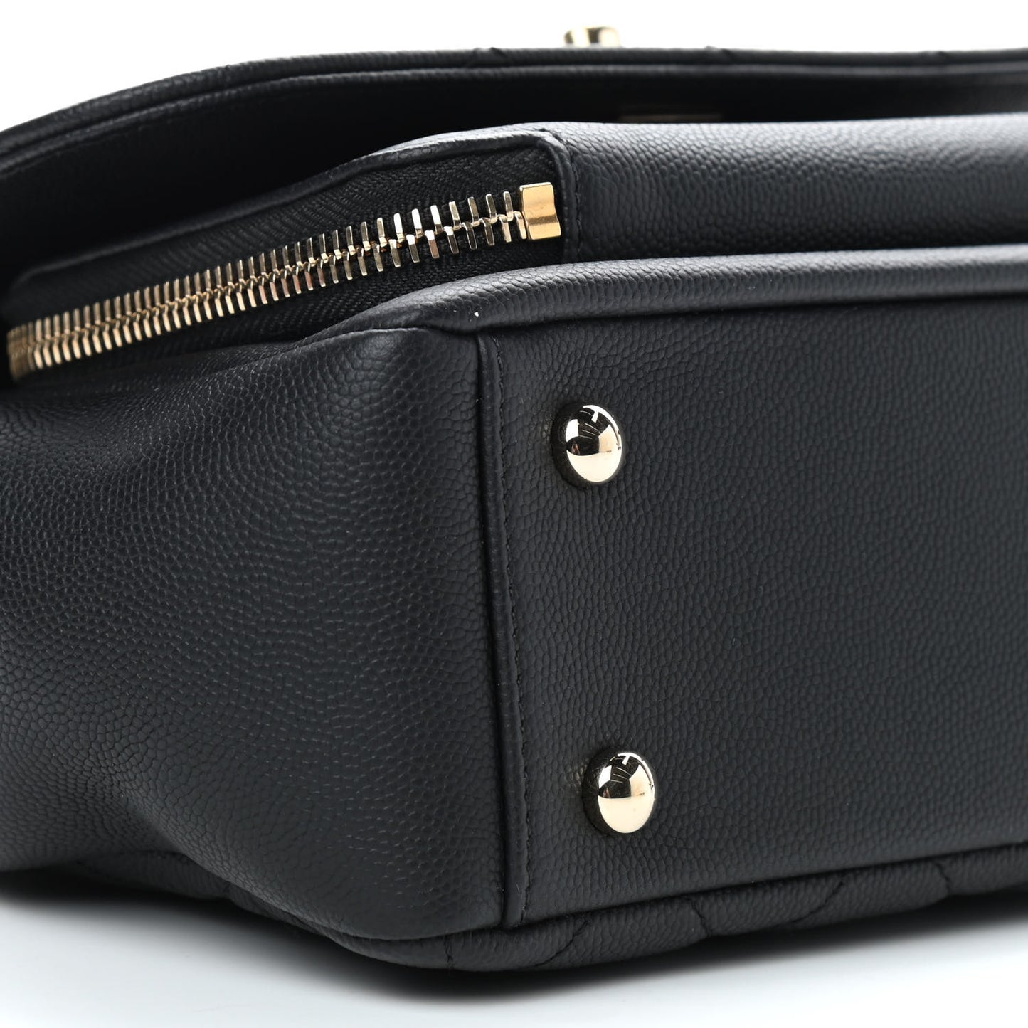 Caviar Quilted Small Business Affinity Flap Black
