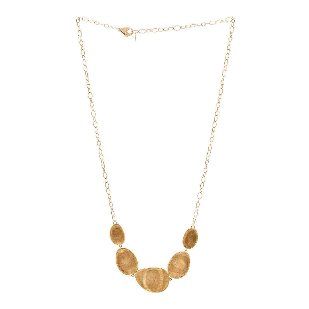 Marco Bicego 18K Yellow Gold Lunaria 5 Leaf Necklace 3 of 5