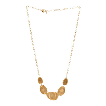Marco Bicego 18K Yellow Gold Lunaria 5 Leaf Necklace 3 of 5