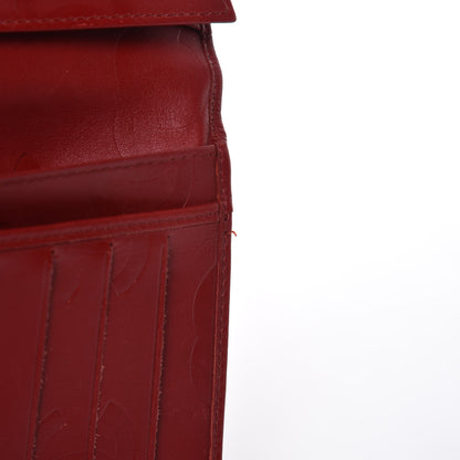 Chanel Calfskin Quilted Cambon Long Double Wallet Red 16 of 16