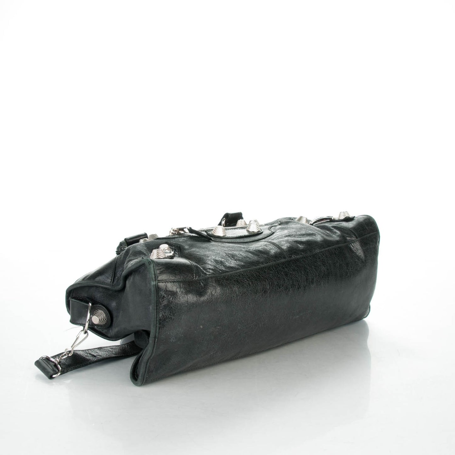 Agneau Giant 21 Silver Hardware Part Time Black