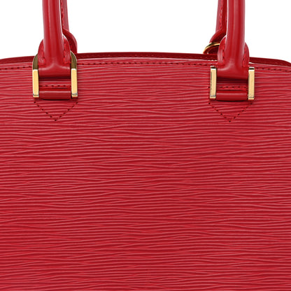 Louis Vuitton Epi Pont-Neuf Castillan Red 7 of 9
