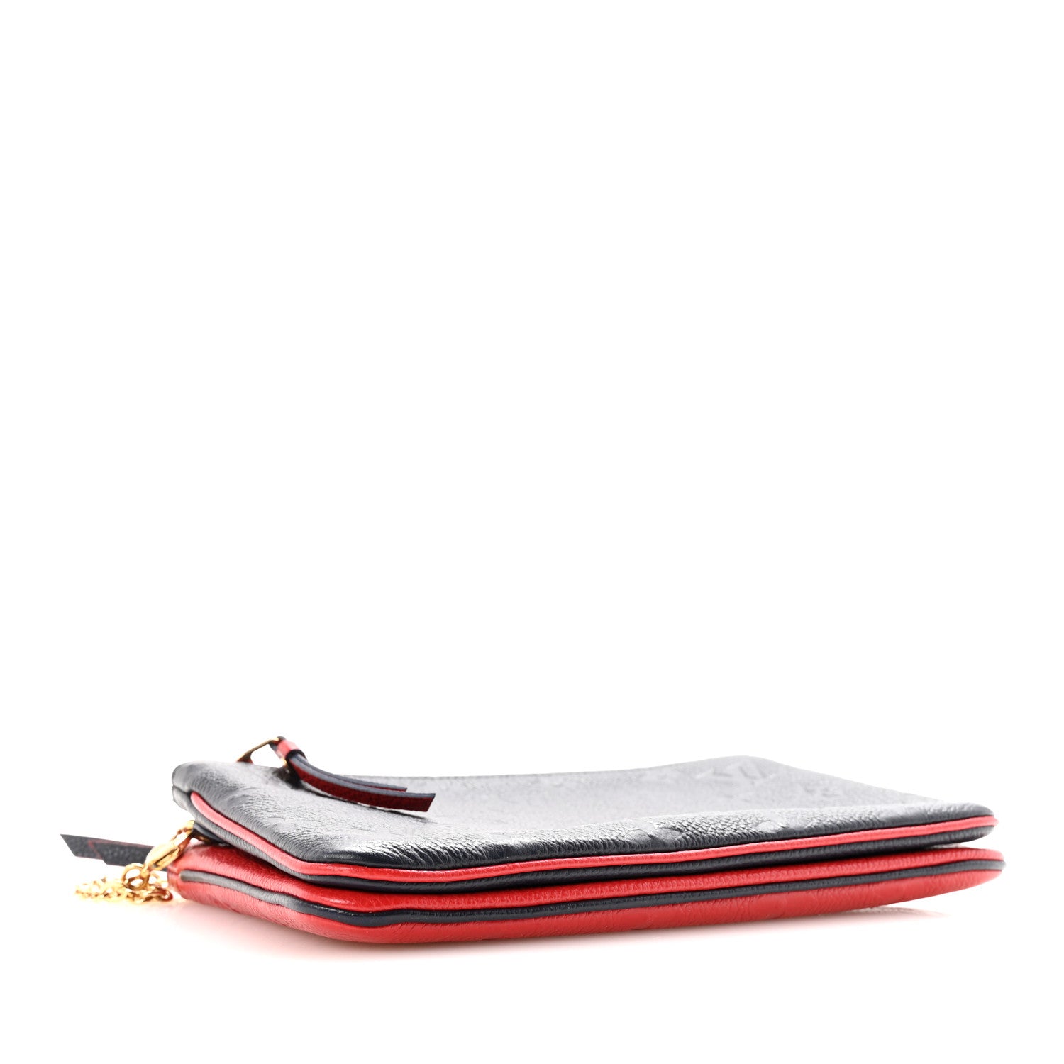 Louis Vuitton Empreinte Double Zip Pochette Marine Rouge 3 of 9