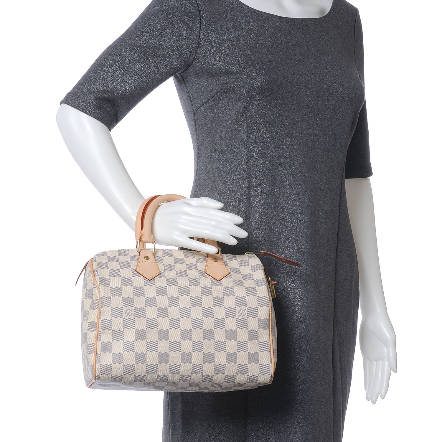 Louis Vuitton Damier Azur Speedy 25 2 of 7