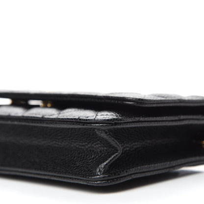 Chanel Caviar Quilted Wallet On Chain WOC Black 7 of 12