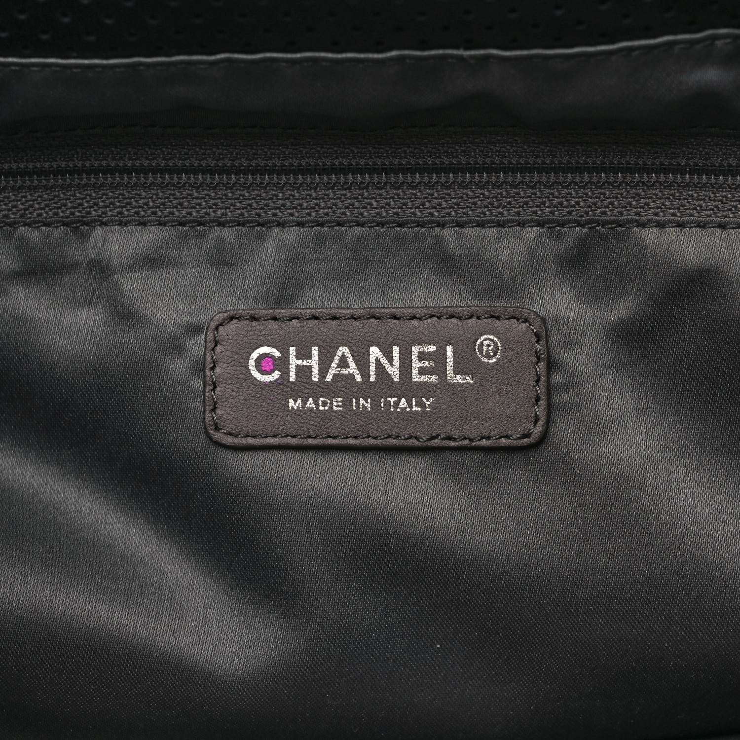 Chanel Calfskin Perforated Large Drill Accordion Flap Black 6 of 12