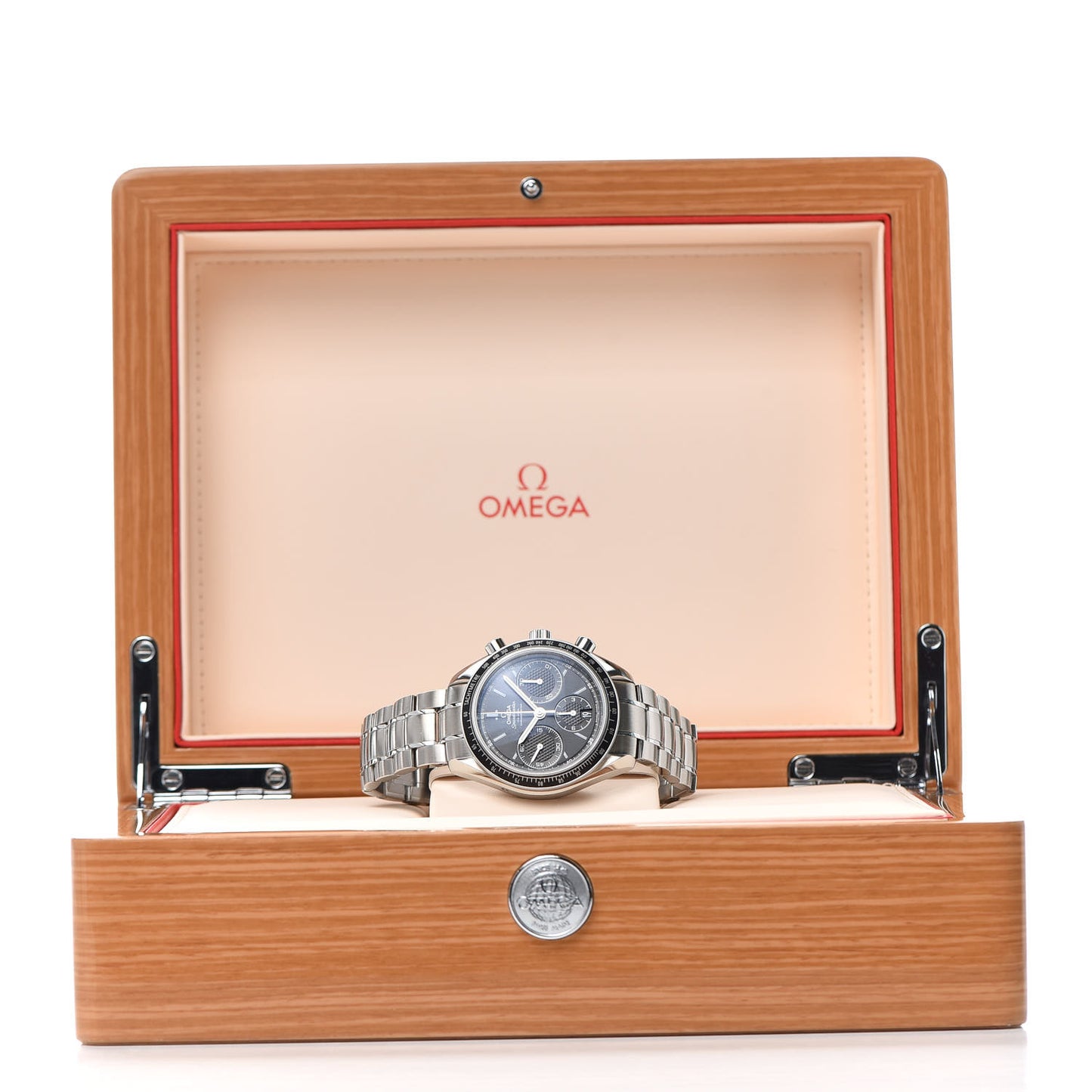 Stainless Steel 40mm Speedmaster Racing Co-Axial Chronograph Automatic Watch Black 326.30.40.50.01.001