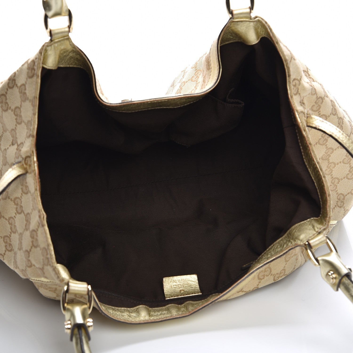 Gucci Monogram Large D Gold Hobo Gold 5 of 13