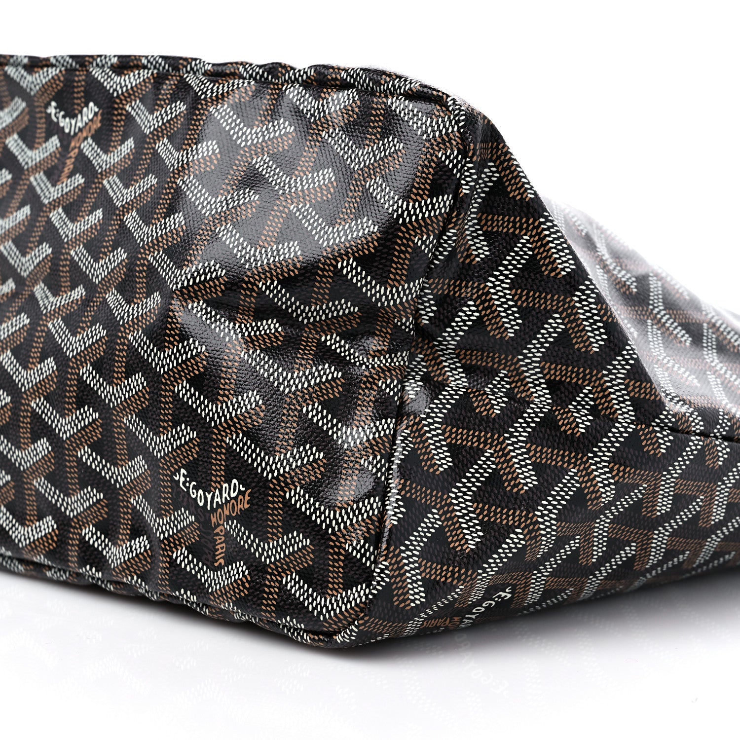Goyard Goyardine Saint Louis PM Black Gold 9 of 9
