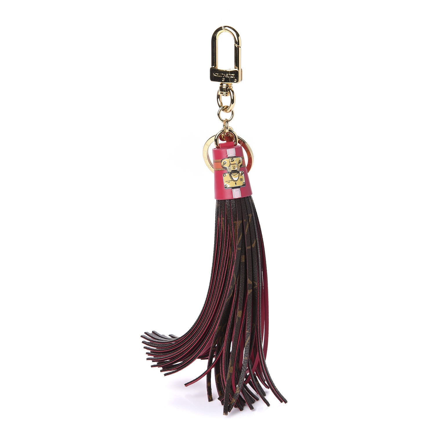 Louis Vuitton Monogram Summer Trunk Tassel Bag Charm Key Holder 1 of 5