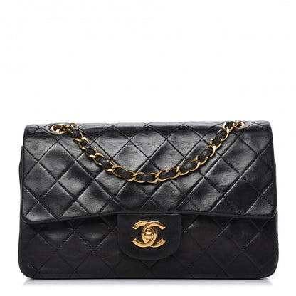 Chanel Lambskin Quilted Small Double Flap Black 1 of 11