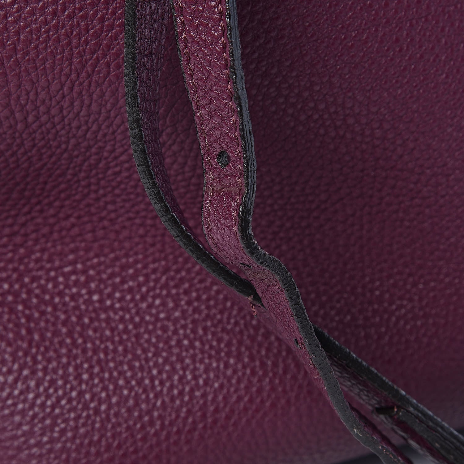Burberry Grainy Calfskin House Check Medium Banner Tote Elderberry 10 of 16