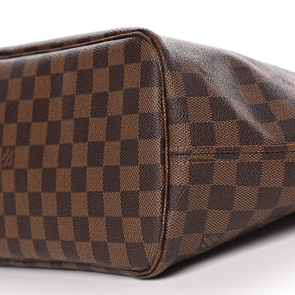 Louis Vuitton Damier Ebene Neo Neverfull MM Rose Ballerine 12 of 13