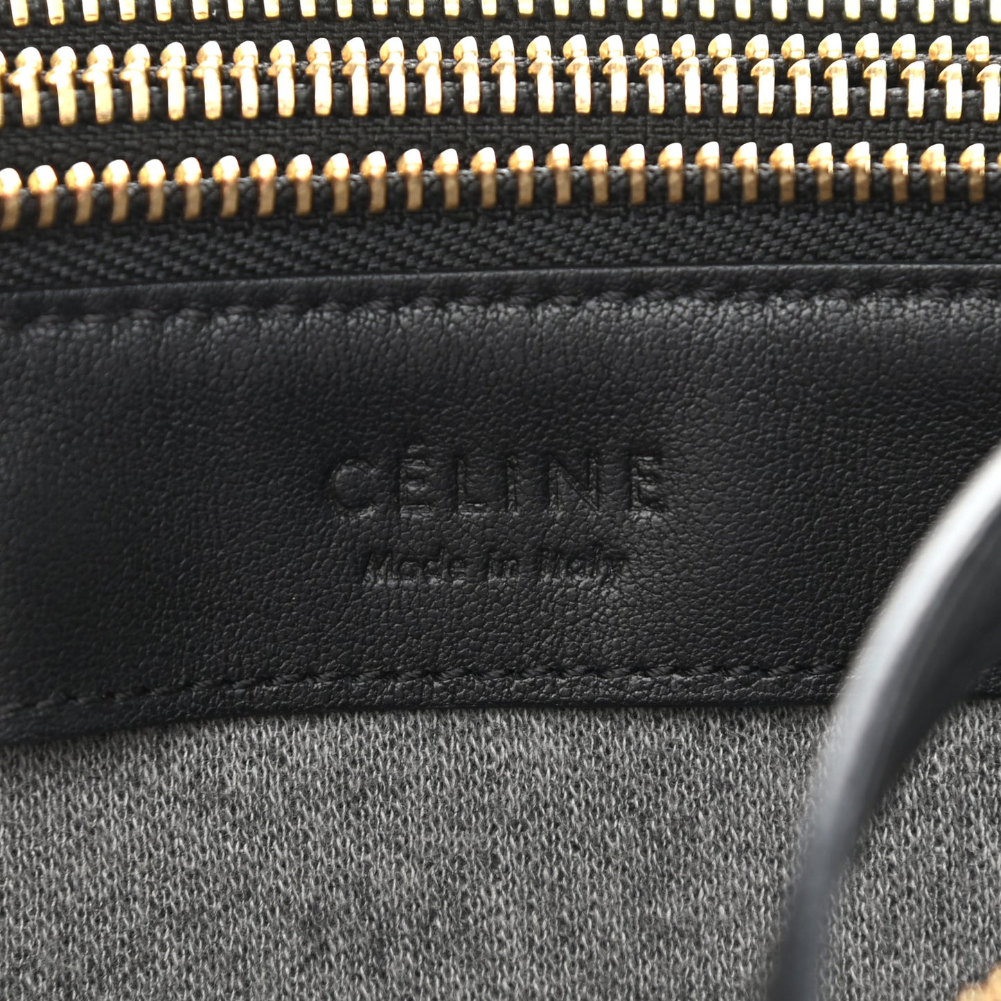 Lambskin Large Trio Crossbody Bag Black