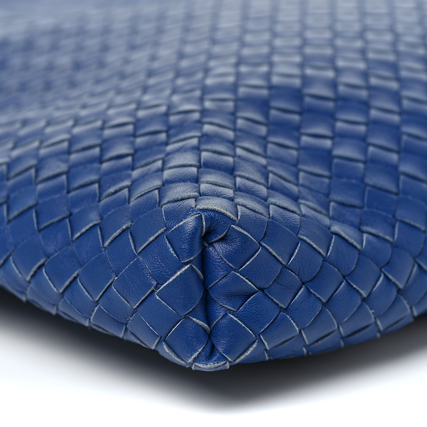 Bottega Veneta Nappa Intrecciato Maxi Convertible Tote Cobalt 8 of 11