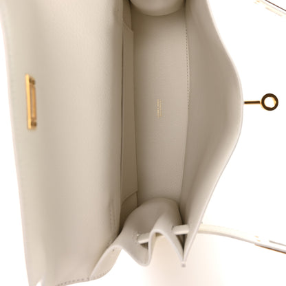 Hermes Evercolor Kelly Danse II Belt Bag White 5 of 10